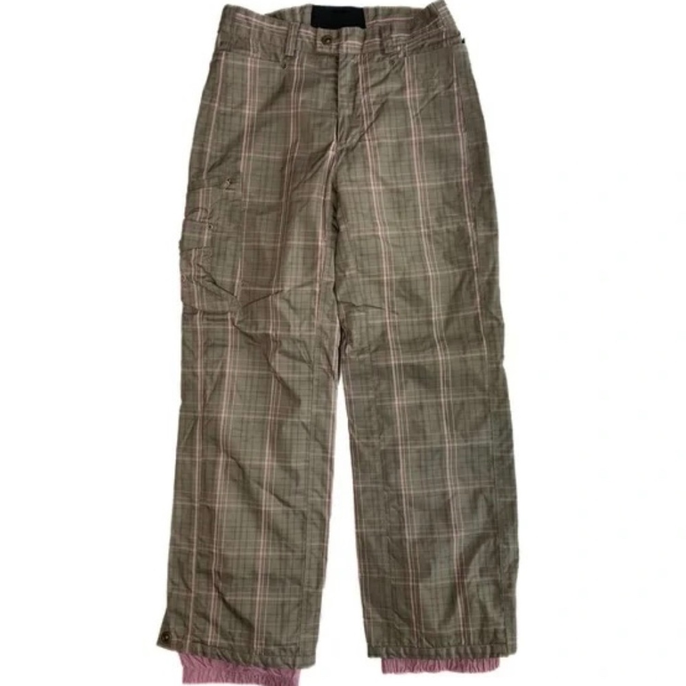 Body Glove Mint Condition Snowboarding/Skiing Plaid Padded Pants Women's Large